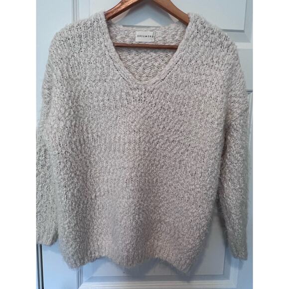 Dreamers Cream Sweater Size S/M - Picture 5 of 8